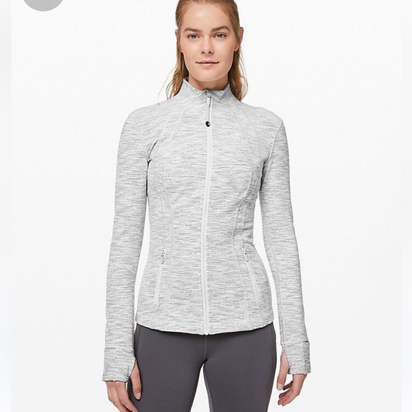 lululemon athletica Jackets & Blazers - Lululemon Gray Silver Define Women's Jacket Size 8